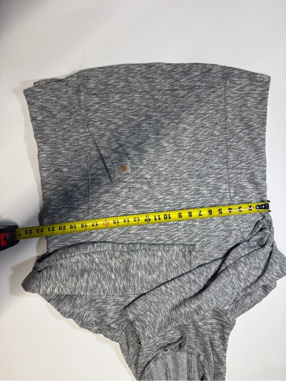 Carhartt Heather‎ Gray Knit Pullover with Gold Logo Patch